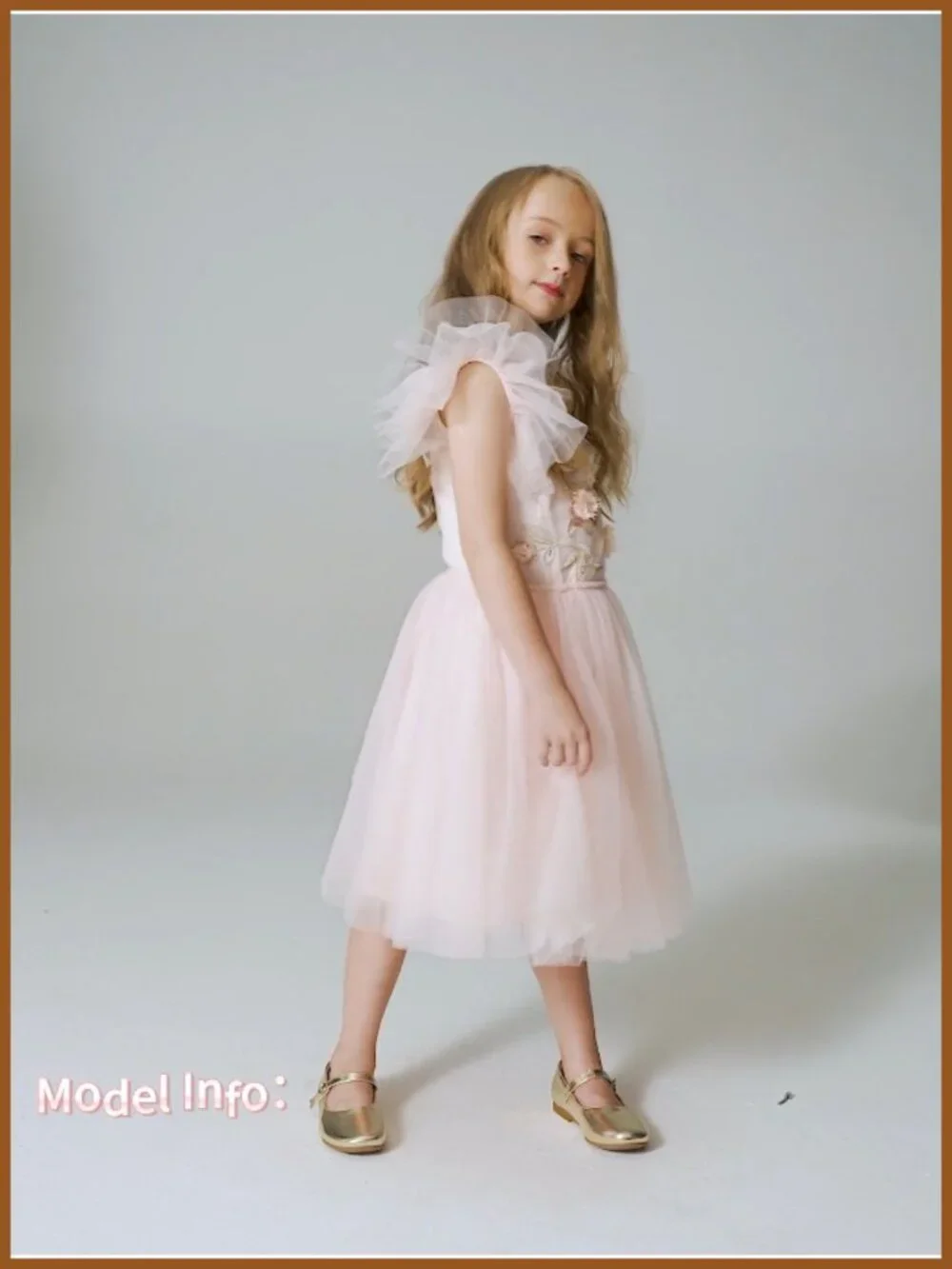 N/A embroidered tulle